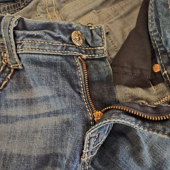 Miss Me Distressed Jeans Women's SZ 29 Boot Cut Inseam 33 - Picture 14 of 16